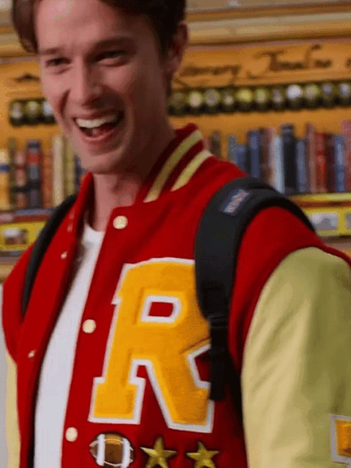 Patrick Schwarzenegger Moxie Varsity Letterman Jacket