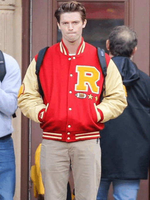 Patrick Schwarzenegger Moxie 2021 Varsity Letterman Jacket