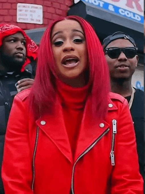 Cardi B Leather Jacket