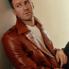 Los Angeles Confidential Armie Hammer Brown Leather Coat