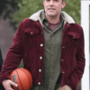 The Accountant 2 2025 Ben Affleck Maroon Jacket