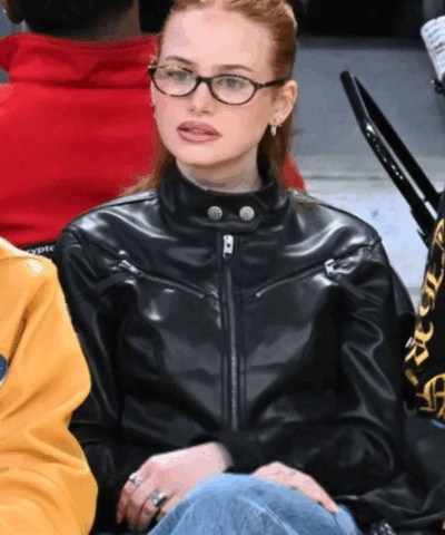 NBA 2025 Madelaine Petsch Leather Jacket