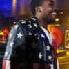 Meek Mill 2014 USA Flag Jacket