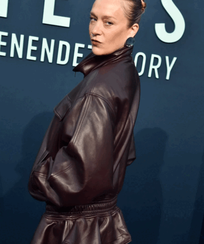 Monsters Event 2022 Chloë Sevigny Leather Jacket