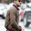 Street Style Ryan Reynolds Brown Jacket