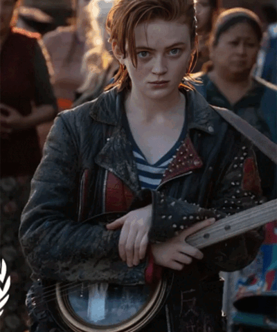 O Dessa 2025 Sadie Sink Leather Jacket