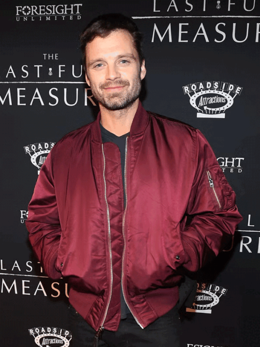 Sebastian Stan The Last Full Measure Bomber Jacket