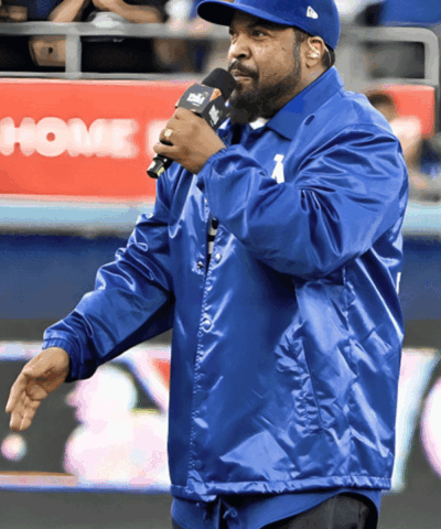 World Series 2024 Ice Cube Blue Starter Jacket