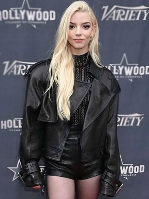 Furiosa A Mad Max Saga Anya Taylor-Joy Black Biker Jacket