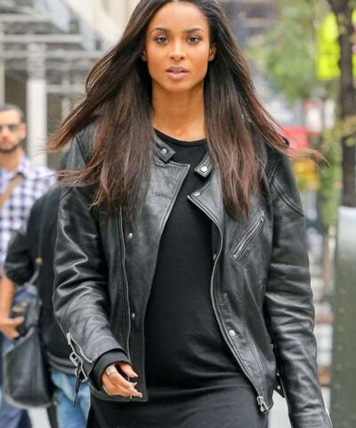 Ciara Black Leather Jacket