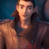 New Gods Nezha Reborn 2021 Li Yunxiang Brown Leather Jacket