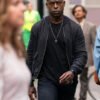 Sterling K. Brown Paradise 2025 Black Bomber Jacket