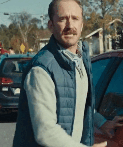Shop Ben Foster Movie Sharp Corne Josh McCall Blue Vest