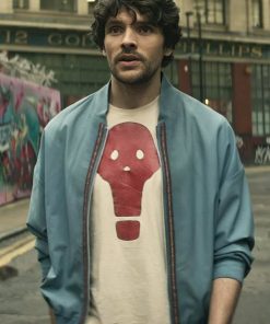 TV Series The Sandman Sexton Blue Bomber Jacket