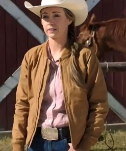 Amy Fleming TV Series Heartland Brown Jacket
