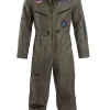Top Gun Flight 2026 Green Jumpsuit Costume